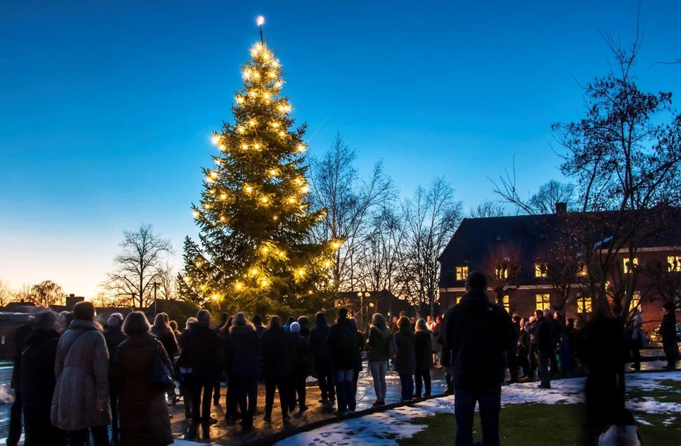 Juletræet ved Glostrup Rådhus