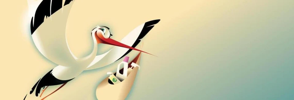 Bannerfoto stork